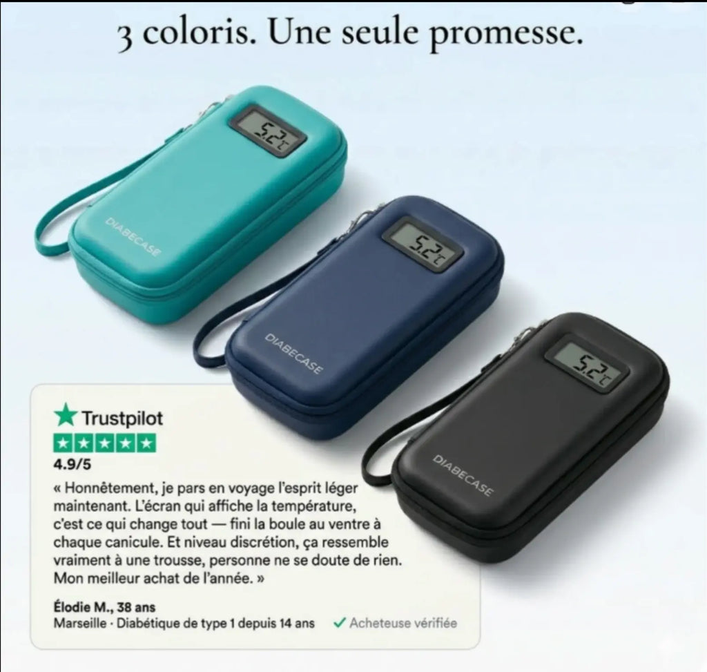 Pochette rafraichissante DiabeCase