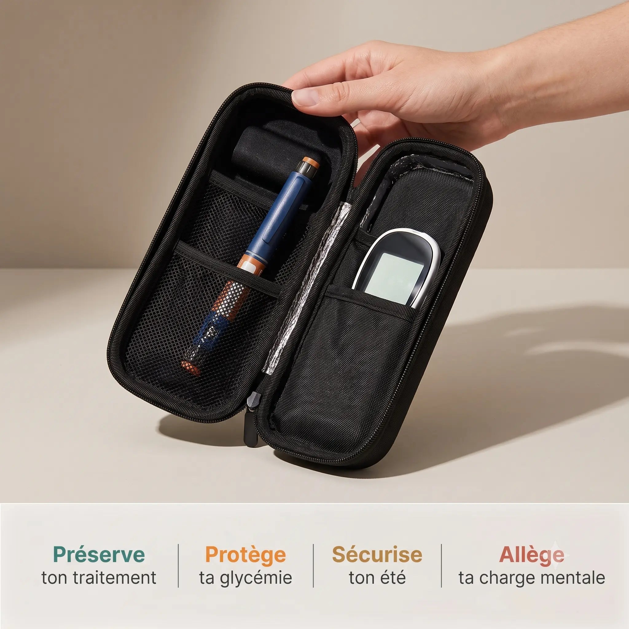 Pochette rafraichissante DiabeCase