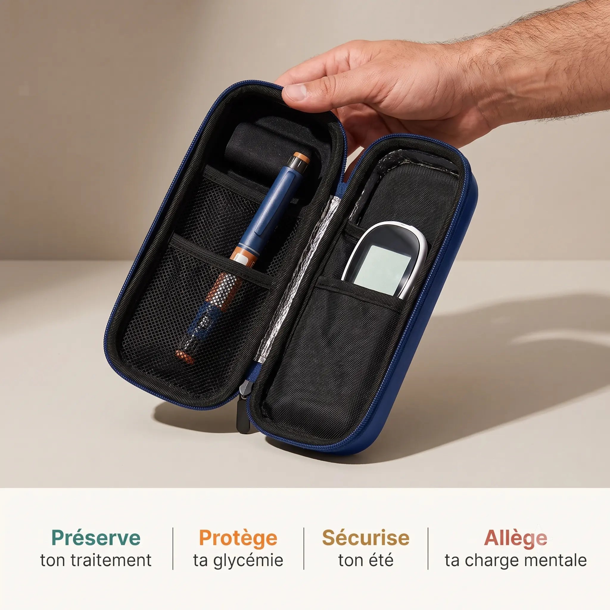 Pochette rafraichissante DiabeCase