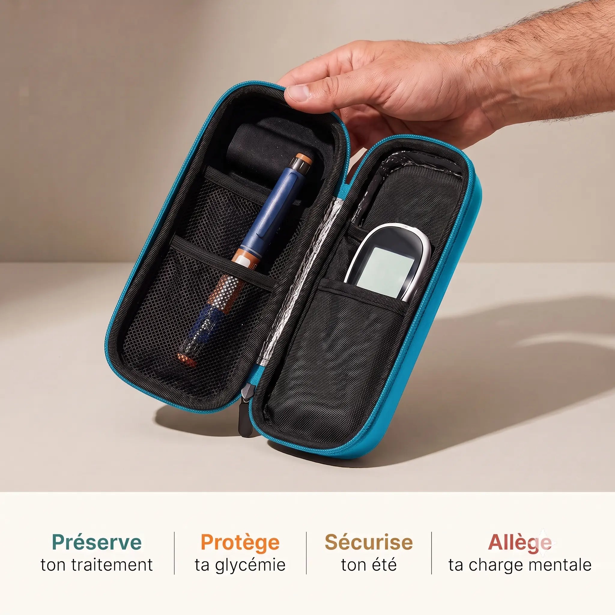 Pochette rafraichissante DiabeCase