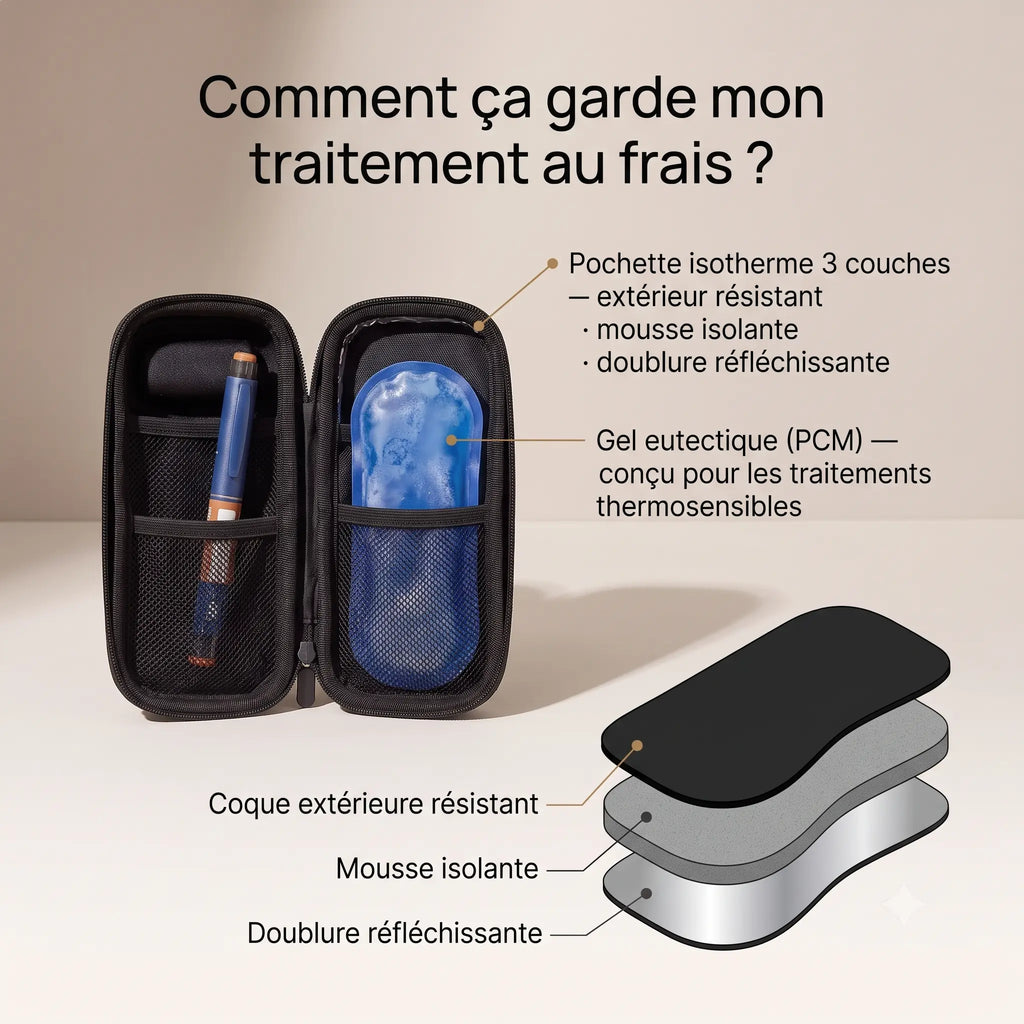 Pochette rafraichissante DiabeCase