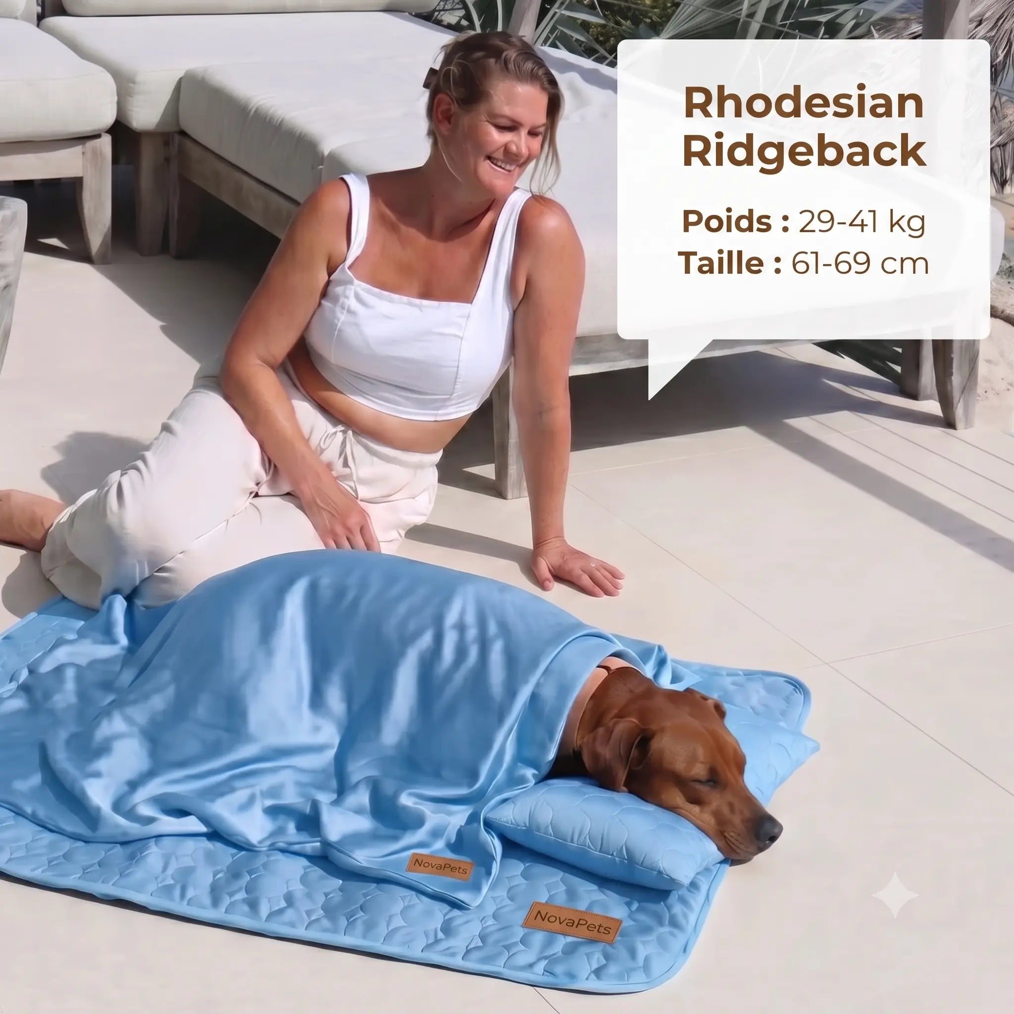 Tapis rafraichissant Novapets Ensemble complet