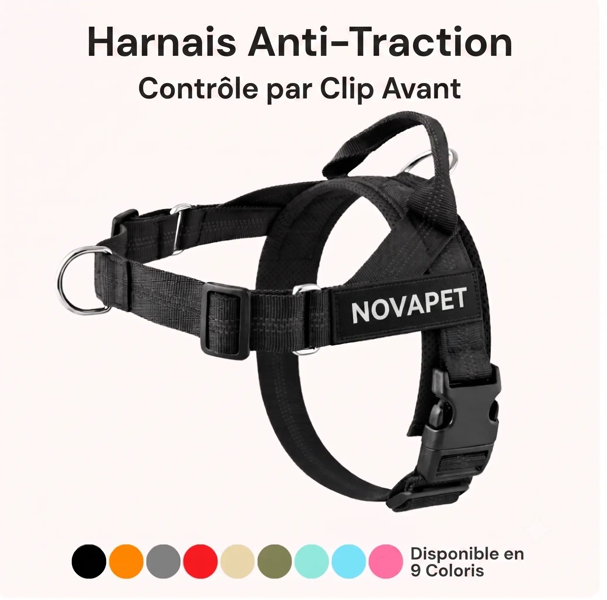Harnais Anti Traction pour chien NovaPet