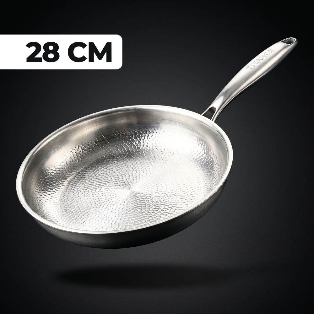 Poêle 100% Titane Pur Pour Une Cuisine Sans Toxines