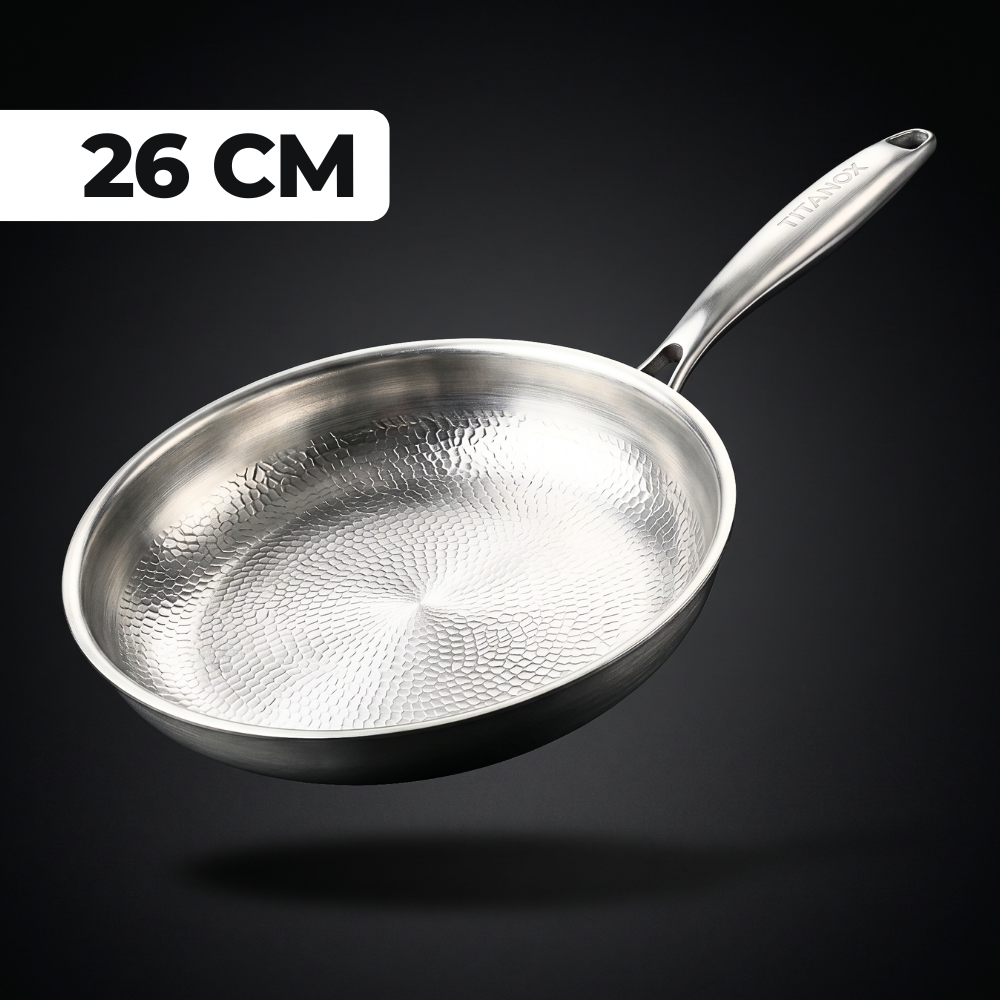 Poêle 100% Titane Pur Pour Une Cuisine Sans Toxines