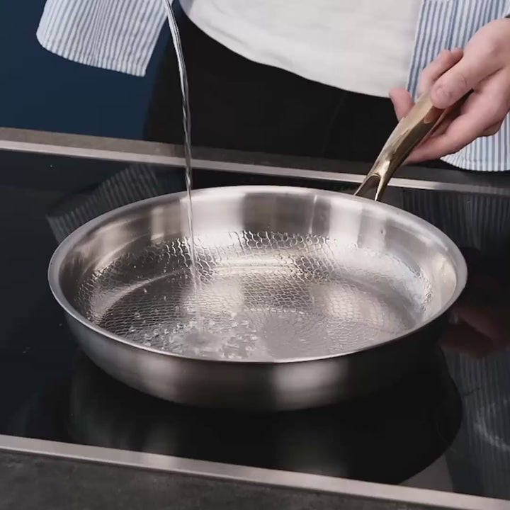 Poêle 100% Titane Pur Pour Une Cuisine Sans Toxines
